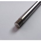 Kerék tengely első, 163 mm, korrózióálló, polírozott, Jawa 250/350 Kyvacka, Panelka