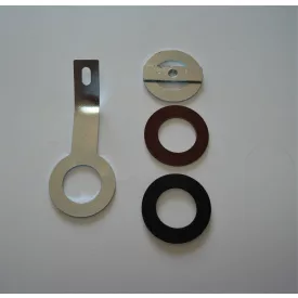 Kormánycsillapító tartó, galvanizált, Jawa Perak