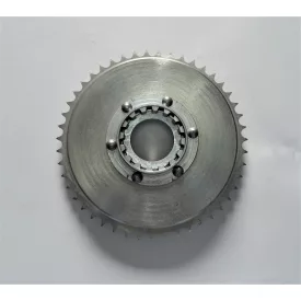   Hátsó lánckerék komplett 47 fogú, galvanizált, Jawa 250/350 Perak