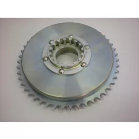   Hátsó lánckerék komplett 44 fogú, galvanizált, Jawa 250/350 Perak