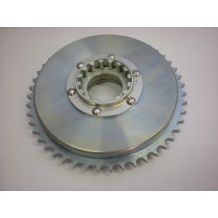 Hátsó lánckerék komplett 44 fogú, galvanizált, Jawa 250/350 Perak