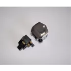 Fényszóró kapcsoló oldalsó kábel kimenettel, krómozott, Jawa, ČZ