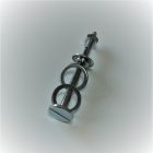 Hátsó villa tengelycsavar, galvanizált, Jawa, ČZ