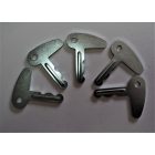 Gyújtáskulcs ampermérős kapcsolóhoz, fém, Jawa, ČZ