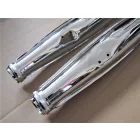 Kipufogódob szivar, krómozott, prémium, Jawa 250/350 Kyvacka, Panelka