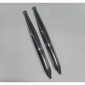   Kipufogódob szivar, krómozott, Jawa 250/350 Kyvacka, Panelka