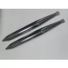 Kipufogódob szivar, krómozott, Jawa 250/350 Kyvacka, Panelka