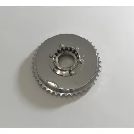   Hátsó lánckerék komplett 44 fogú, krómozott, Jawa 250/350 Perak