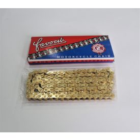 Lánc, tartalék lánc 130-szemes, arany, Jawa, ČZ