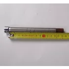 Első kerék tengely, 137mm, krómozott, Jawa, ČZ 125/175