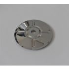 Hátsó lánckerék menesztő burkolat 163 mm, krómozott, Jawa, ČZ 125/175/250