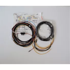   Elektromos kábelköteg és rajz irányjelzőkkel, Jawa 350/360 Panelka, 350/361 Sport