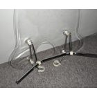 Túraplexi tartó, korrózióálló, polírozott, Jawa Kyvacka, Panelka