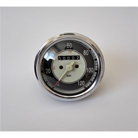 Kilométeróra, fekete, 120 km/h, Jawa, ČZ 125/175
