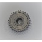Főtengely lánckerék, 27 fogú, edzett acél, Jawa 350
