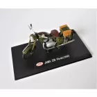 Makett: Jawa 250 Perák (katonai zöld)