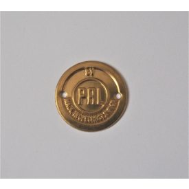   PAL feliratos lemez embléma kürt burkolatra, arany, Jawa, ČZ