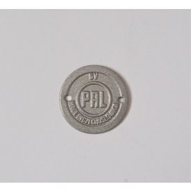   PAL feliratos lemez embléma kürt burkolatra, ezüst, Jawa, ČZ