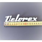 Felirat VELOREX, műanyag, fehér