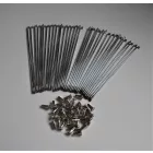 Küllő készlet 36 db, első, krómozott, Jawa 500 OHC 00, 01