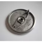 Fék zárófedél, első, polírozott, Jawa 500 OHC 00, 01