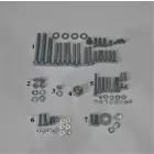Csavarkészlet motorblokkhoz, galvanizált, Jawa 50 typ 20