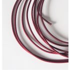 Elektromos kábel ragasztott fonattal 1,5 mm, bordó színű, 1m, Jawa, ČZ