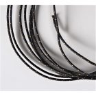 Elektromos kábel ragasztott fonattal 1,5 mm, fekete sárgával, 1m, Jawa, ČZ