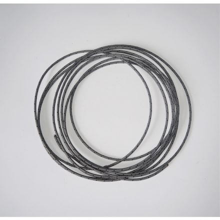 Elektromos kábel ragasztott fonattal 1,5 mm, szürke feketével, 1m, Jawa, ČZ