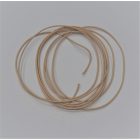 Elektromos kábel ragasztott fonattal 1,5mm, vajszínű, 1m, Jawa, ČZ