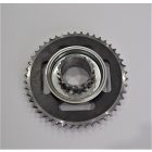 Lánckerék 46 fogú, komplett, Jawa, ČZ 125, 175, 250