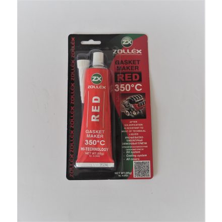 Blokktömítő paszta, piros, 85g, 350°C, Zollex