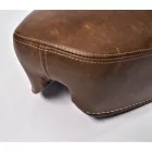 Ülés, retro bőr, eredeti tömés, barna, Jawa, ČZ