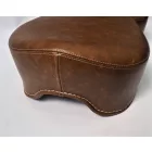 Ülés, retro bőr, eredeti tömés, barna, Jawa, ČZ