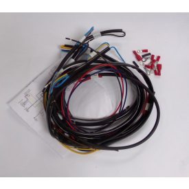   Elektromos kábelköteg és rajz, üzemanyagtankba süllyesztett gyújtáskapcsolóhoz, Jawa 250/350 Kyvacka