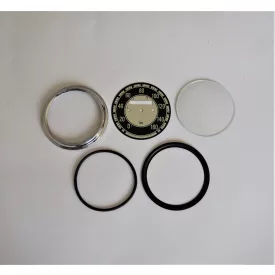   Javítókészlet kerek kilométerórához 160 km/h, fekete számlap, Jawa