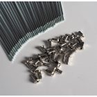 Küllő készlet 36 db, első, tárcsafékes kerékagyhoz, 18 coll, galvanizált, Jawa 638-640