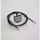 Kilométeróra rögzítő lemezzel és spirállal 1200 mm, krómozott, Jawa 20-23