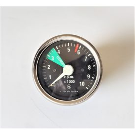   Fordulatszámmérő, krómozott keret, fehér mutató, Jawa 634-640