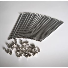   Küllő készlet 36 db, első, tárcsafékes kerékagyhoz, 18 coll, krómozott, Jawa 638-640