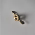 Szárnyas anya első villához, csiszolatlan, sárgaréz, Jawa 250 Special, Duplex Blokk