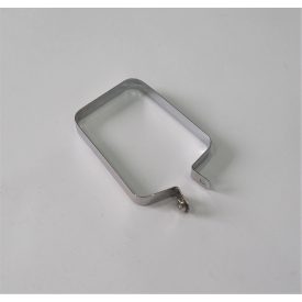   Láncvédőgumi rögzítő, hátsó, krómozott, Jawa 634-640