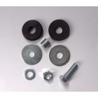 Gumiszilent: hátsó sárvédő, komplett, Jawa 634