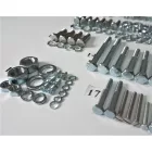 Csavarkészlet (motorblokk csavarjai nélkül), galvanizált, Jawa 250 Panelka typ 559/590
