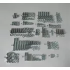Csavarkészlet (motorblokk csavarjai nélkül), galvanizált, Jawa 350 Panelka typ 360/361