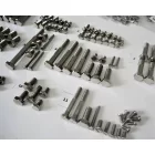 Csavarkészlet (motorblokk csavarjai nélkül), korrózióálló/polírozott, ČZ 125-250 typ 450/453/455/475/470/473, kapcsolódoboz in üzemanyagtank