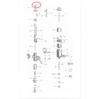 Bowden állító csavar karburátorhoz, M6/0,75x17 mm, galvanizált, Jawa, ČZ