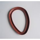 Gumiszegély ampermérőhöz, piros, Jawa, ČZ