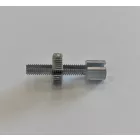 Bowden állító csavar anyával, galvanizált, M6x40mm, Jawa, ČZ