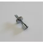 Bowden állító csavar anyával, galvanizált, M6x40mm, Jawa, ČZ
